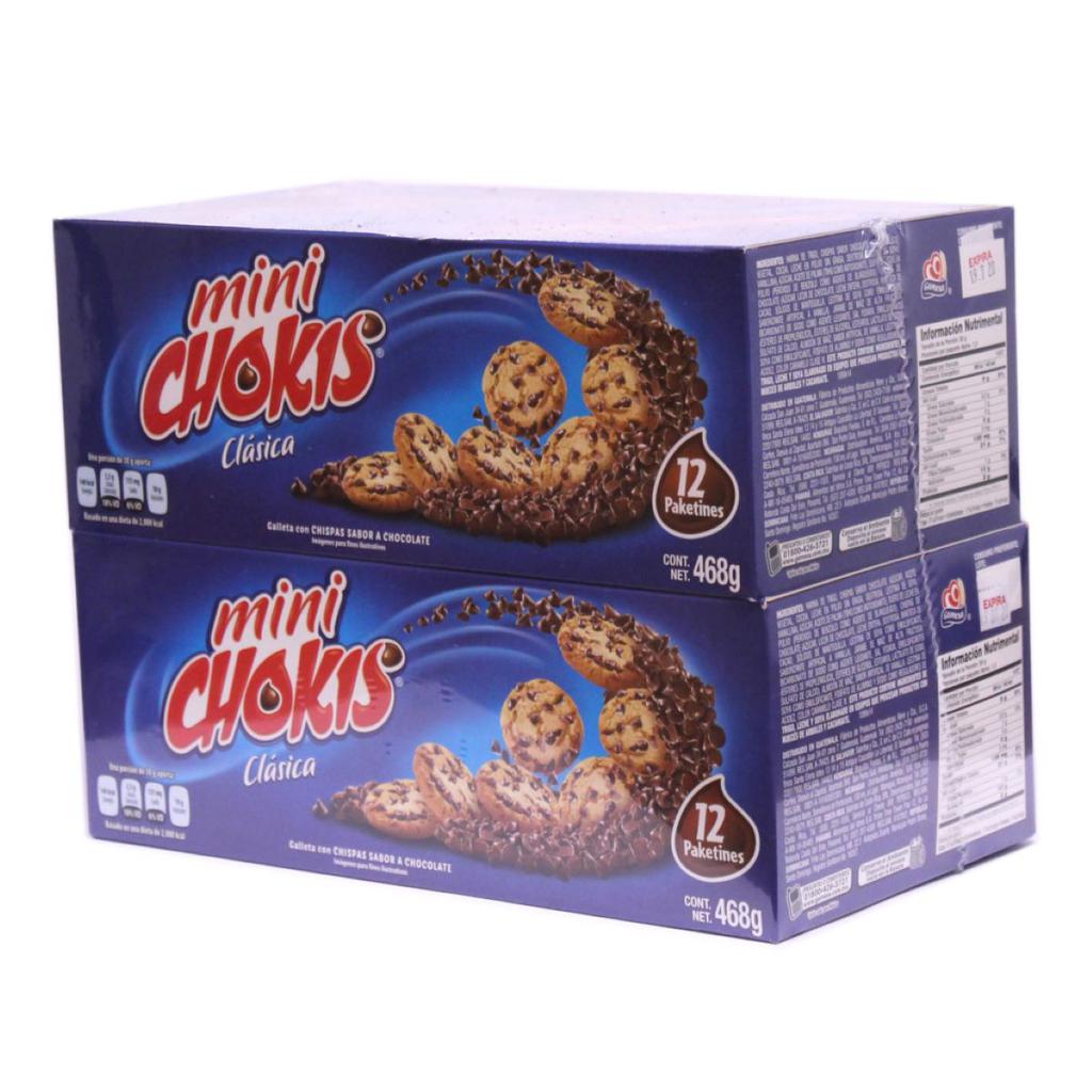 Gamesa Mini Chokis Cookies 24 Units / 39 g / 1.4 oz 