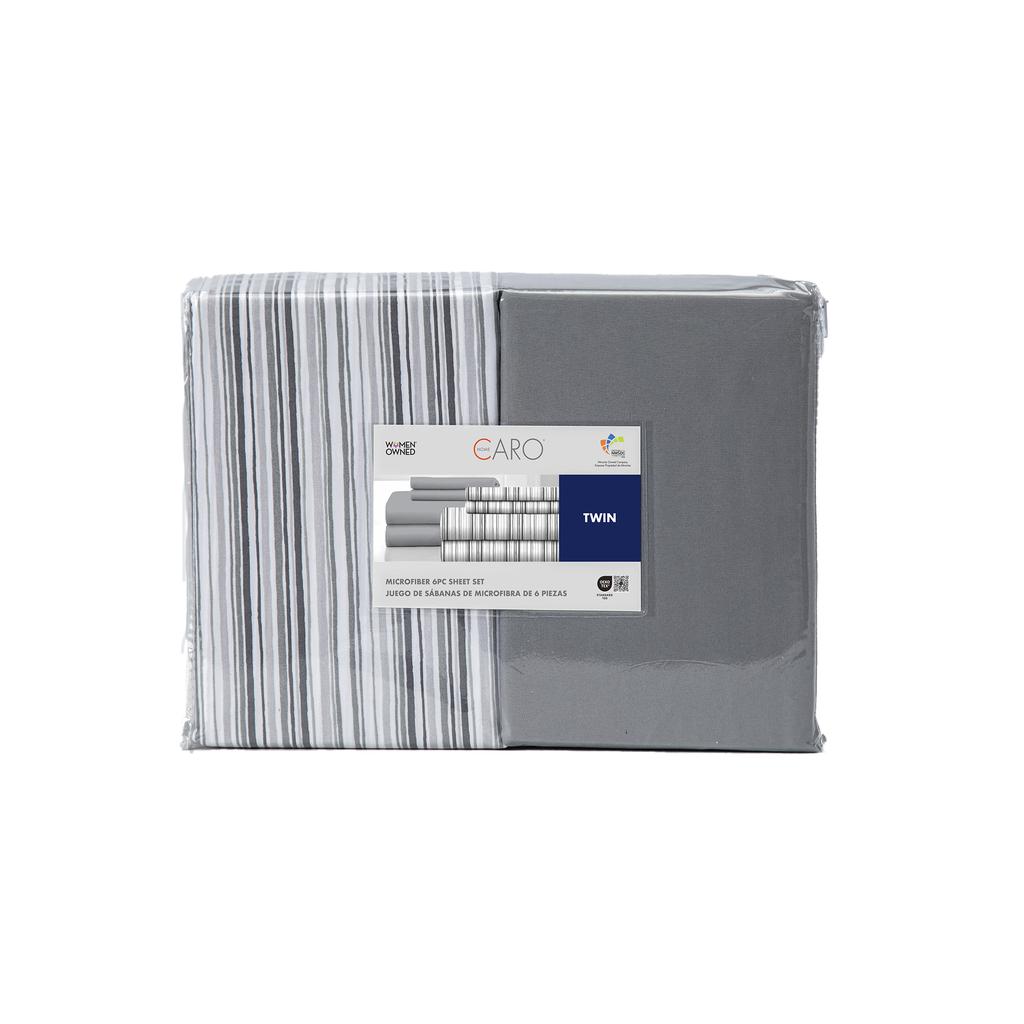 Caro Home Double Bed Sheet Set in Polyester 8 Pieces