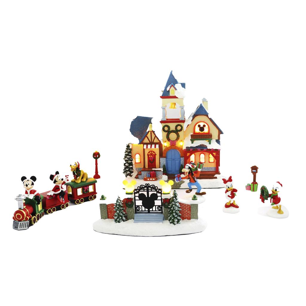 Disney Villa Musical Navideña 10 Piezas