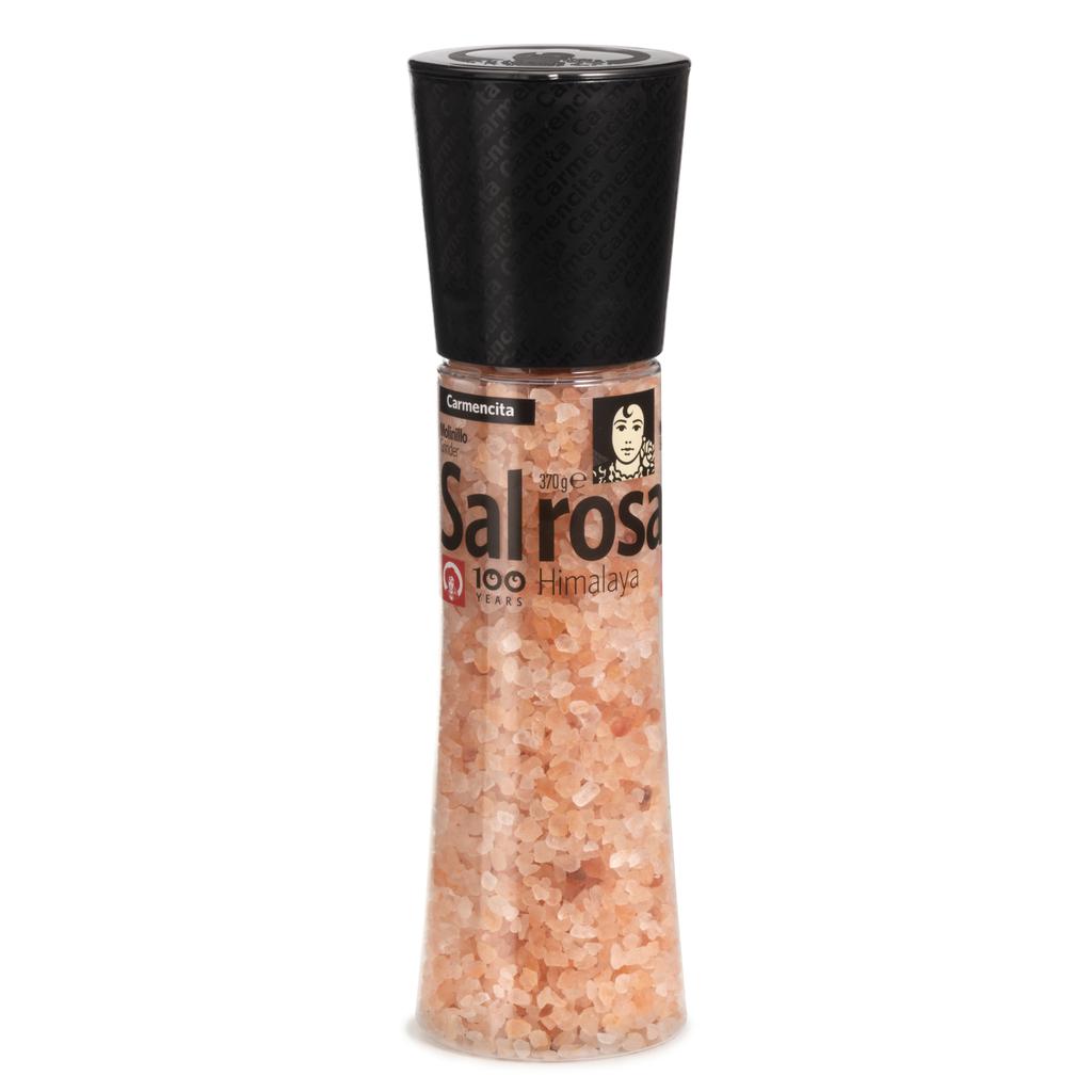 Carmencita Himalayan Pink Salt with Grinder 370 g / 13 oz