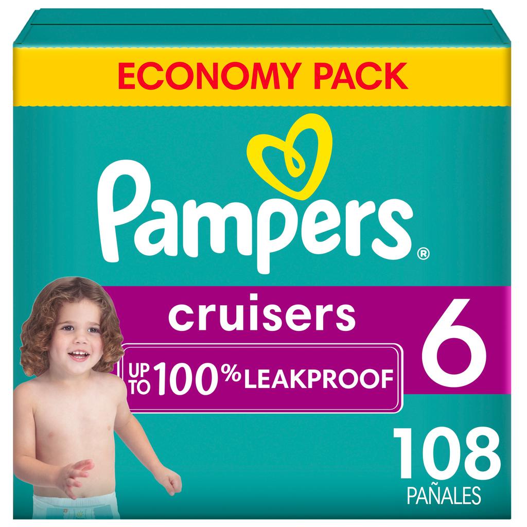Pampers Cruisers Baby Diapers Size 6 / 108 Units