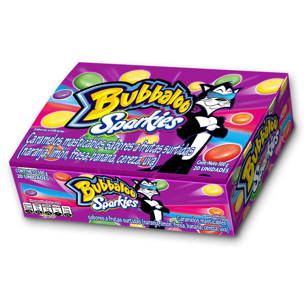 Bubbaloo Caramelos Sparkies500 GR