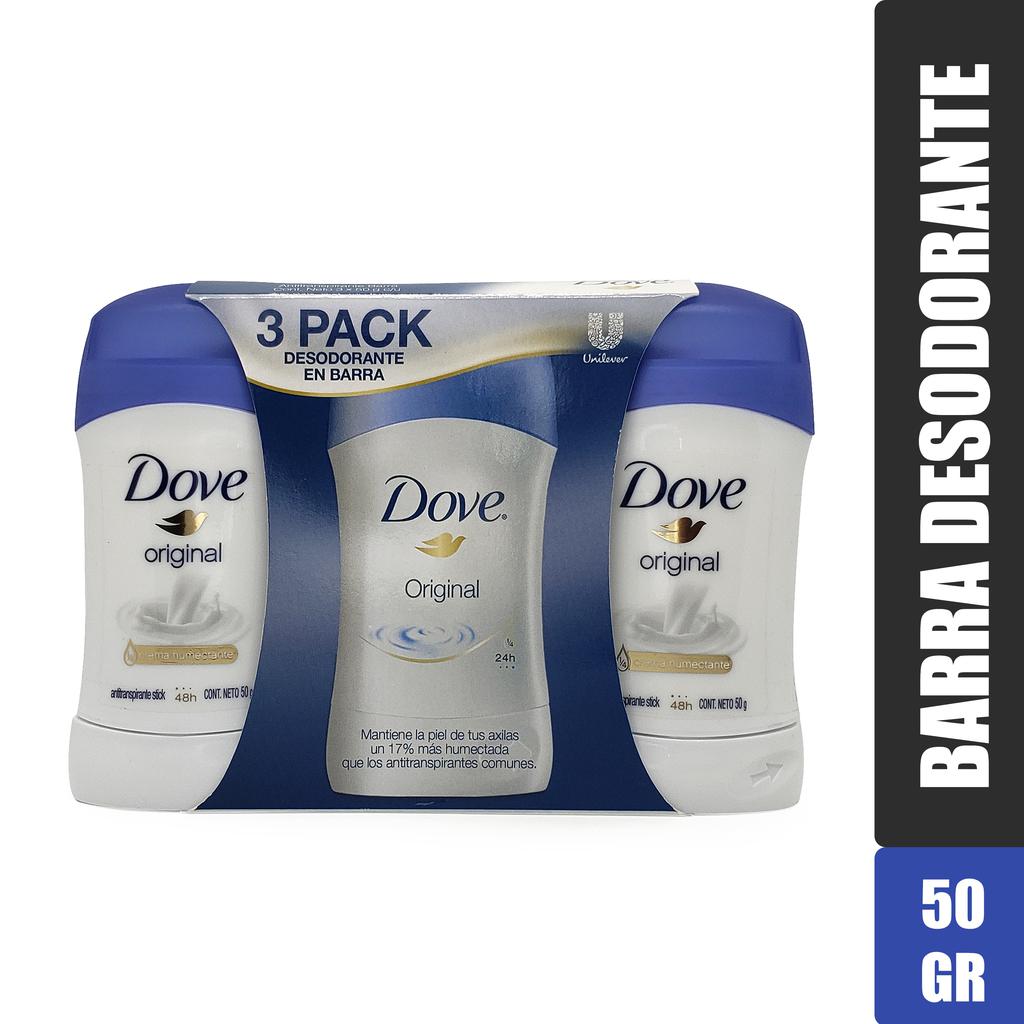Dove Original Deodorant Stick with Classic Fragrance 3 Units / 50 g
