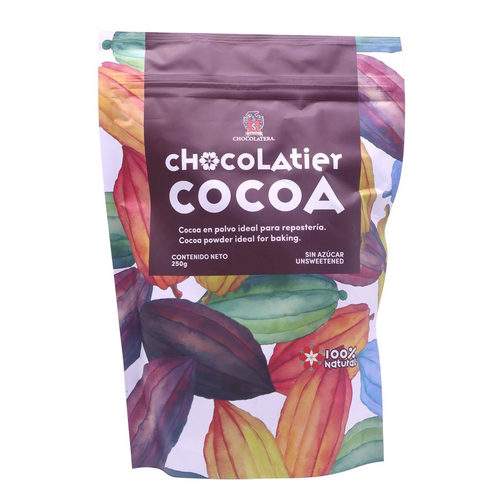 Chocolatier Sugar-Free Cocoa Powder Ideal for Pastries 250 g