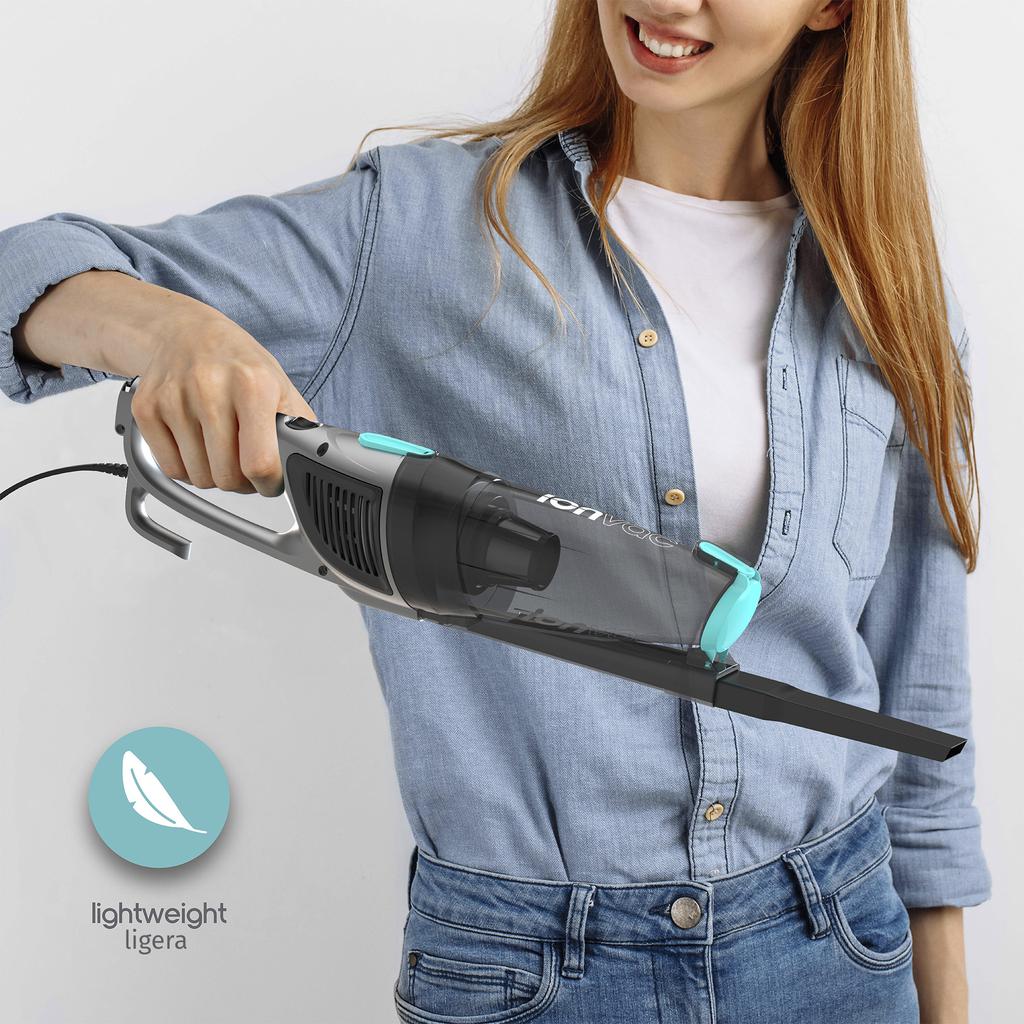 IONVAC Aspiradora Zip Vac Vertical 3 en 1 Aspiradoras y cuidado de
