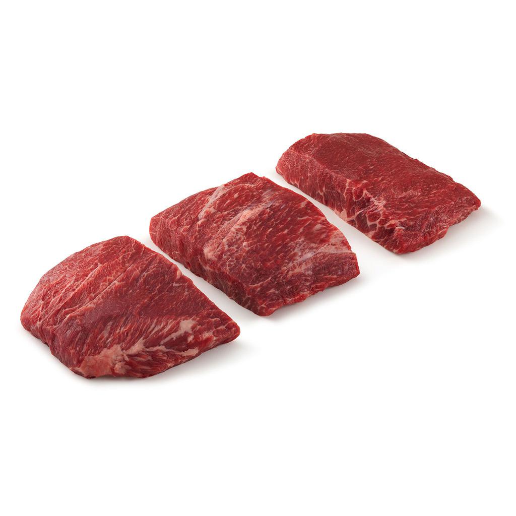 Member's Selection Chilled Skinless Boneless Beef Sucade Top Blade Steak, Tray