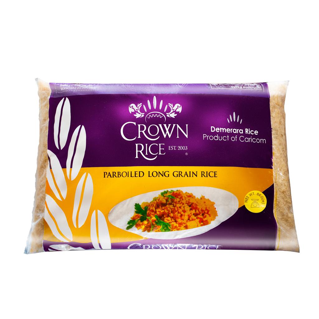 Crown Parboiled Rice 8 kg / 17.6 lb
