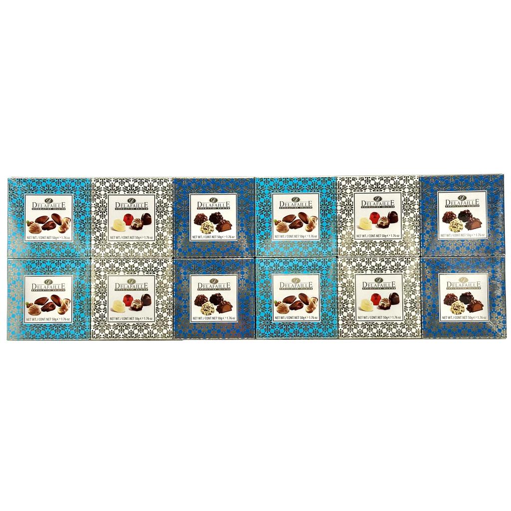 Delafaille Fine Belgian Chocolate 12 Units / 50 g / 1.76 oz