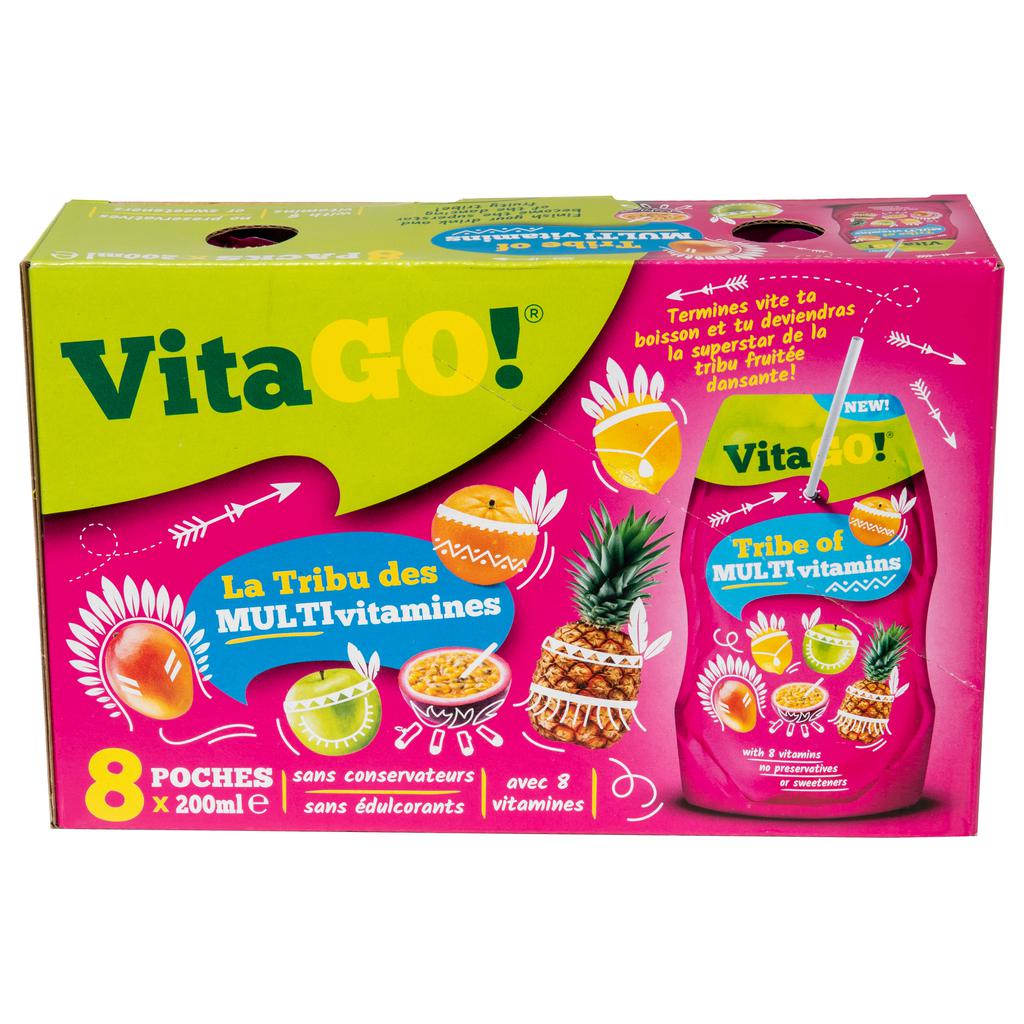 VitaGo Fruit Drink with Multivitamins 8 Units / 200 mL