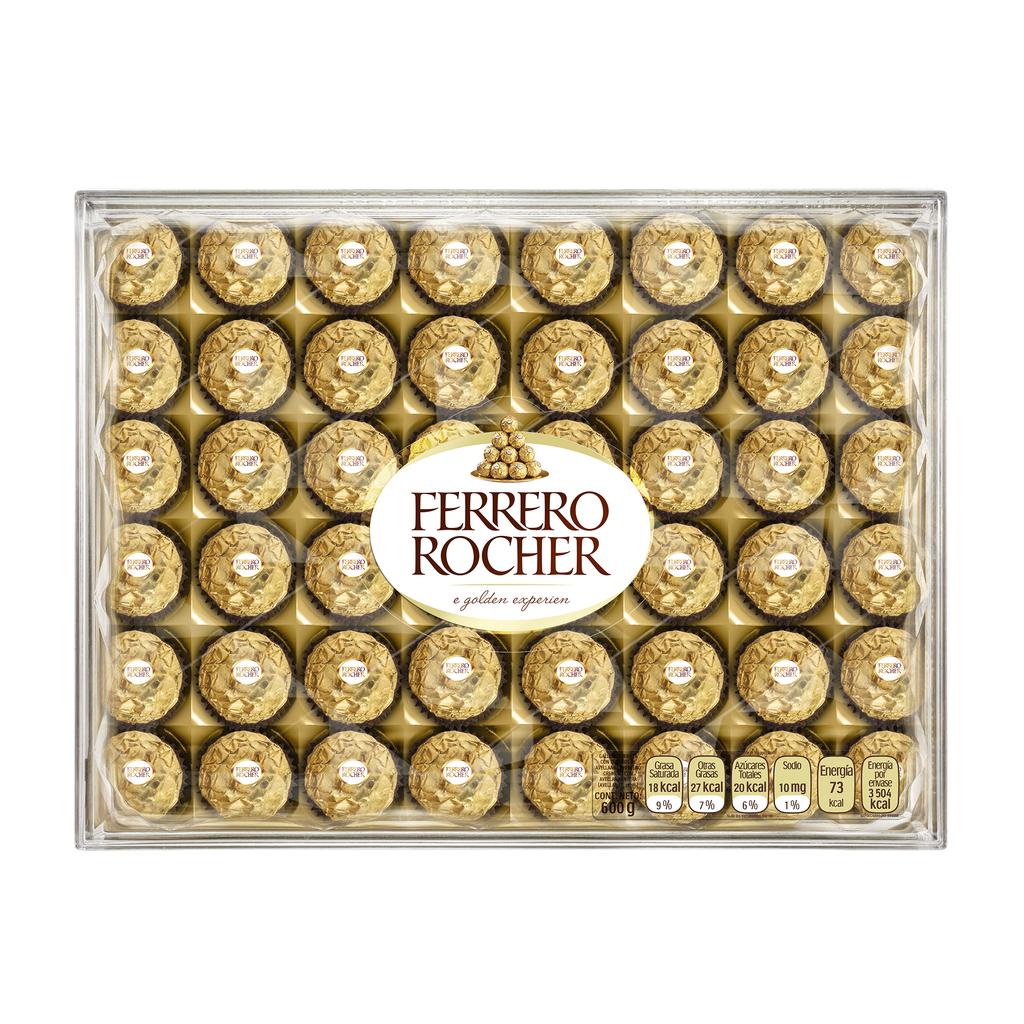 Ferrero Rocher Hazelnut and Chocolate Cream Filled Chocolates 48 Units / 12.5 g / 0.4 oz