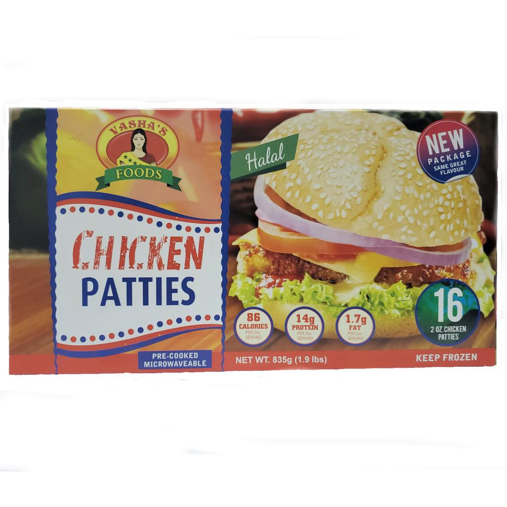 Vasha's Foods Chicken Patties 907 g / 2 lb