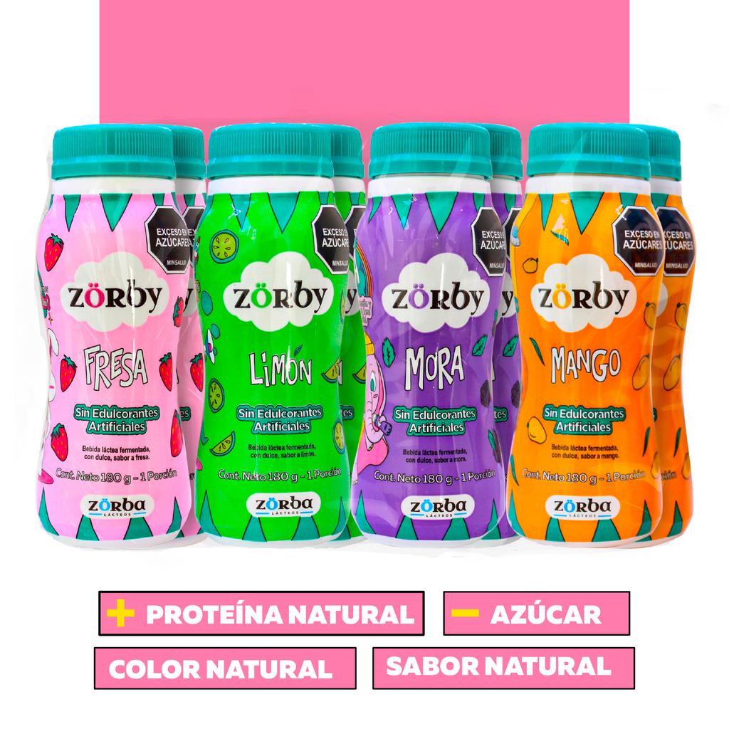 Zorby Bebida Láctea 8 Unidades / 180 g / 6.3 oz