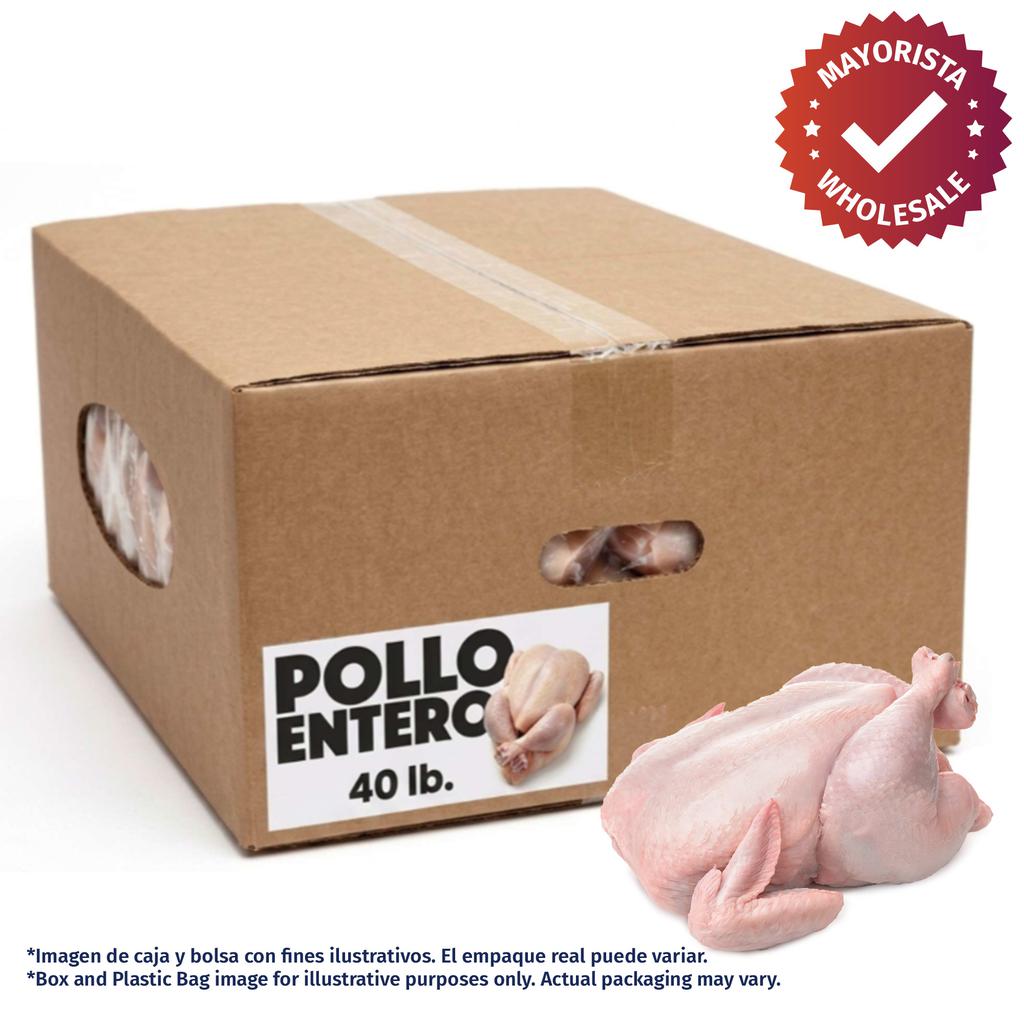 Unipollo Pollo Entero Congelado 18.14 kg / 40 lb