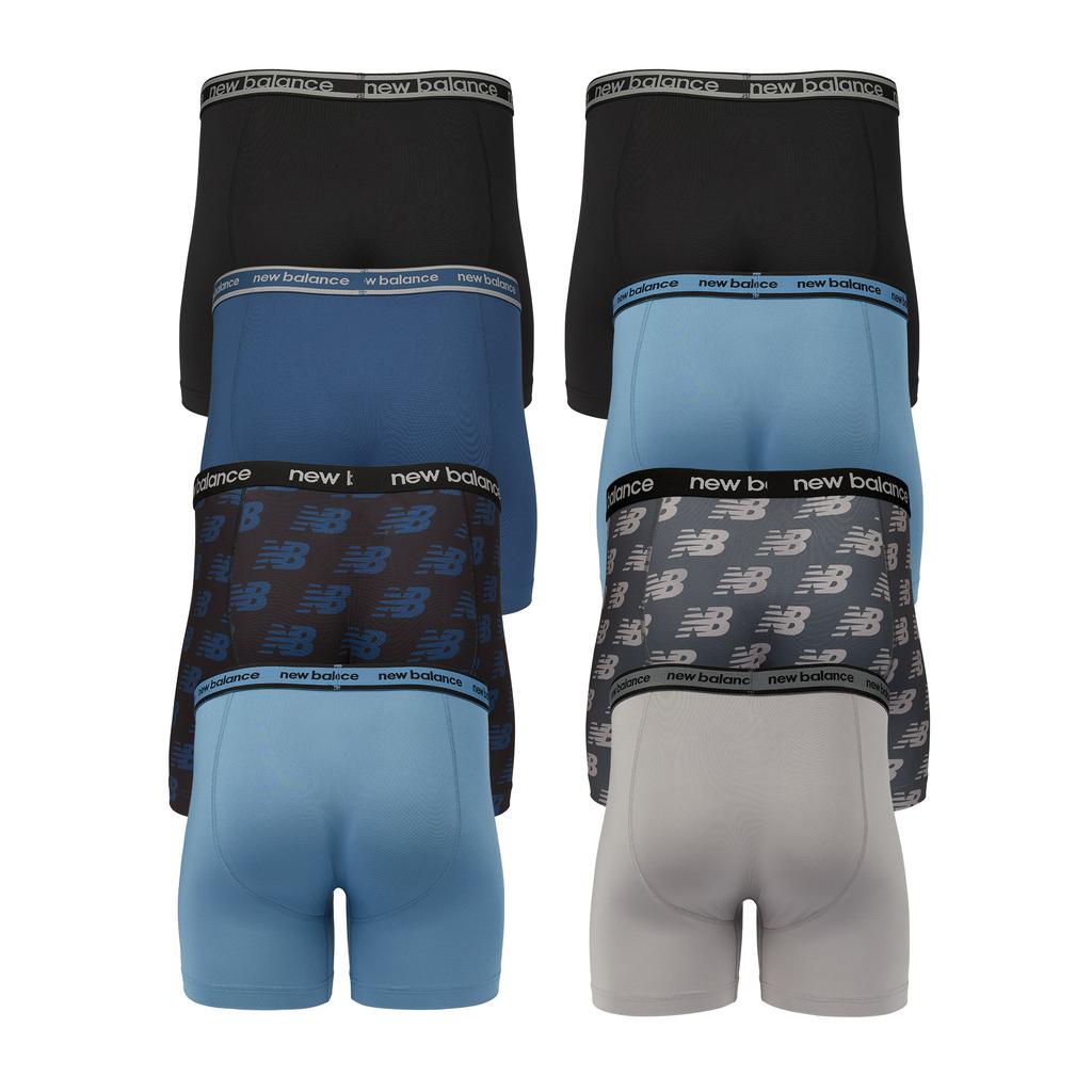 New Balance Men's Elastic Sports Boxers 8 Pieces
