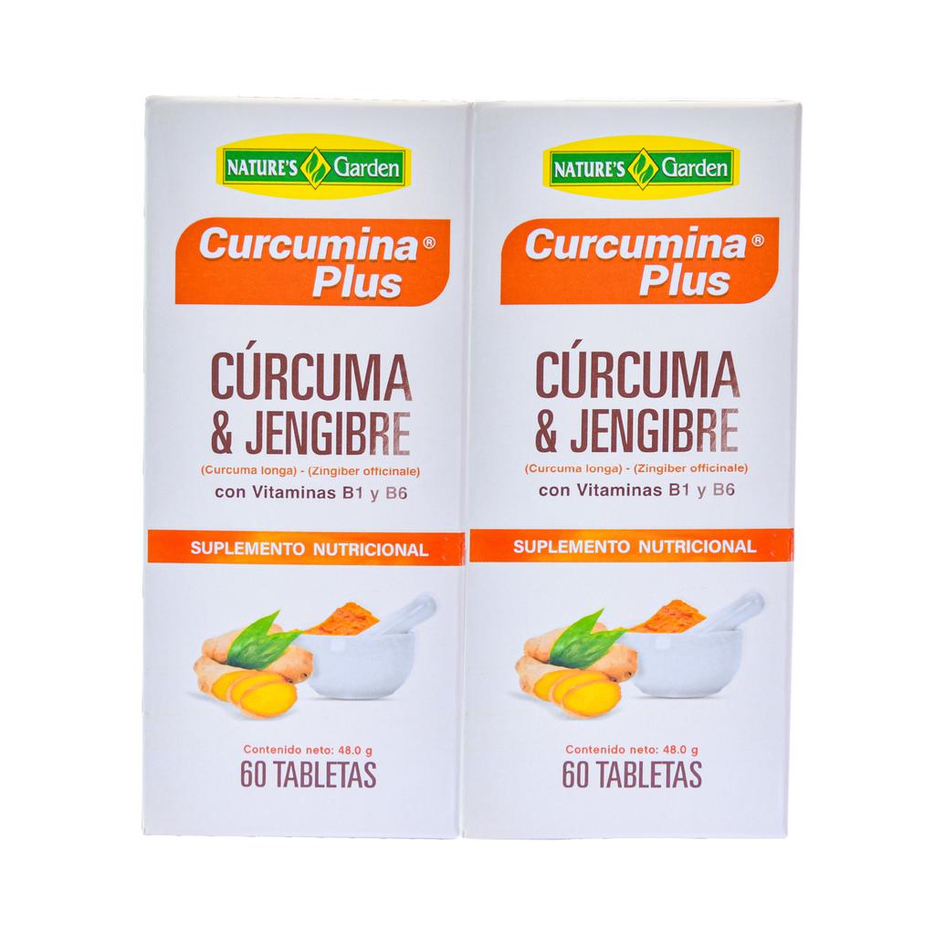 Nature´s Garden Suplemento Nutricional de Cúrcuma con Jengibre 120 Unidades / 0.8 g