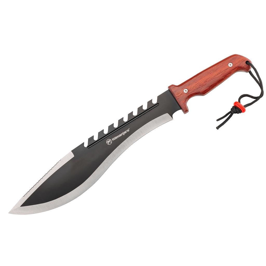 Kilimanjaro Machete con Hoja de Acero Inoxidable + Funda