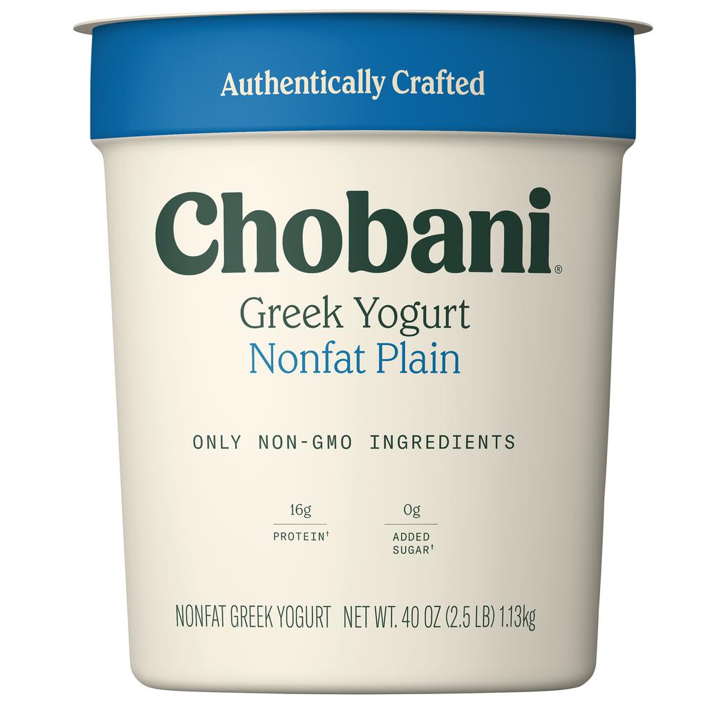 Chobani Greek Yogurt Plain 1.13 kg / 2.5 lb