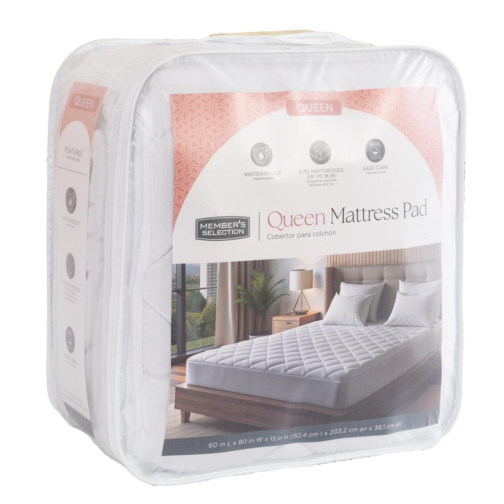 Member’s Selection Waterproof Mattress Protector Queen Size