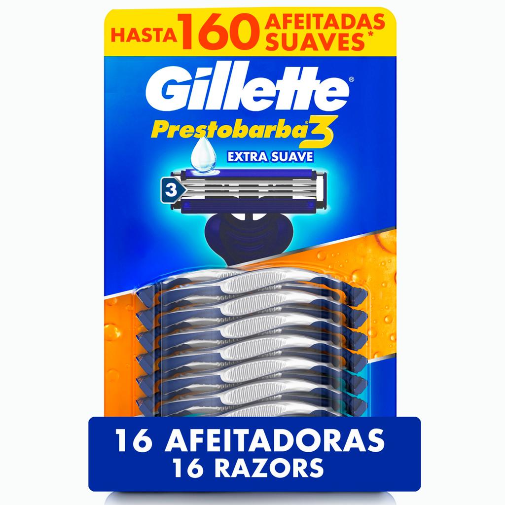 Gillette Prestobarba 3 Rasuradora Desechable 16 Unidades