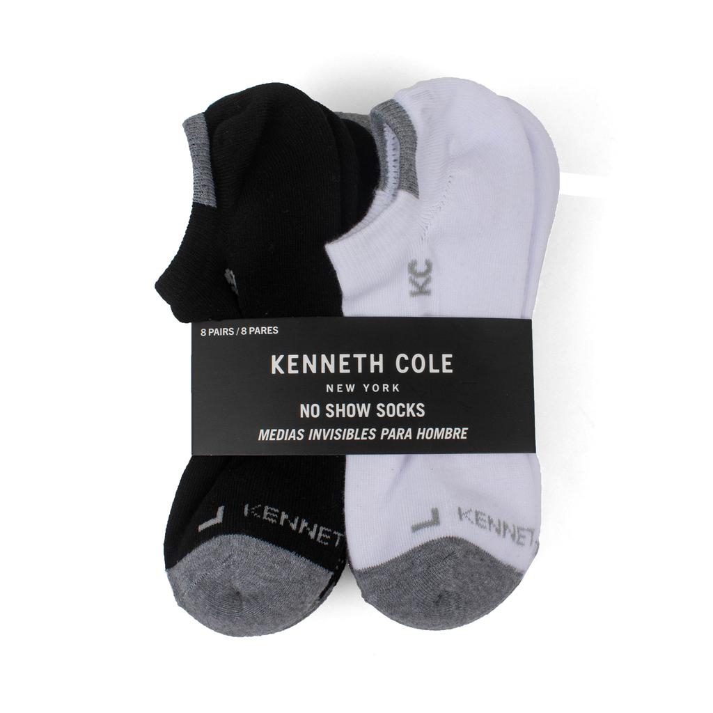 Kenneth Cole Men's Short Socks One Size 8 Pairs