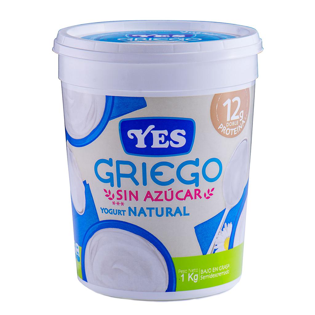 Yes Yogurt Griego sin Azúcar 1 kg / 35.2 oz Yogurt | PriceSmart