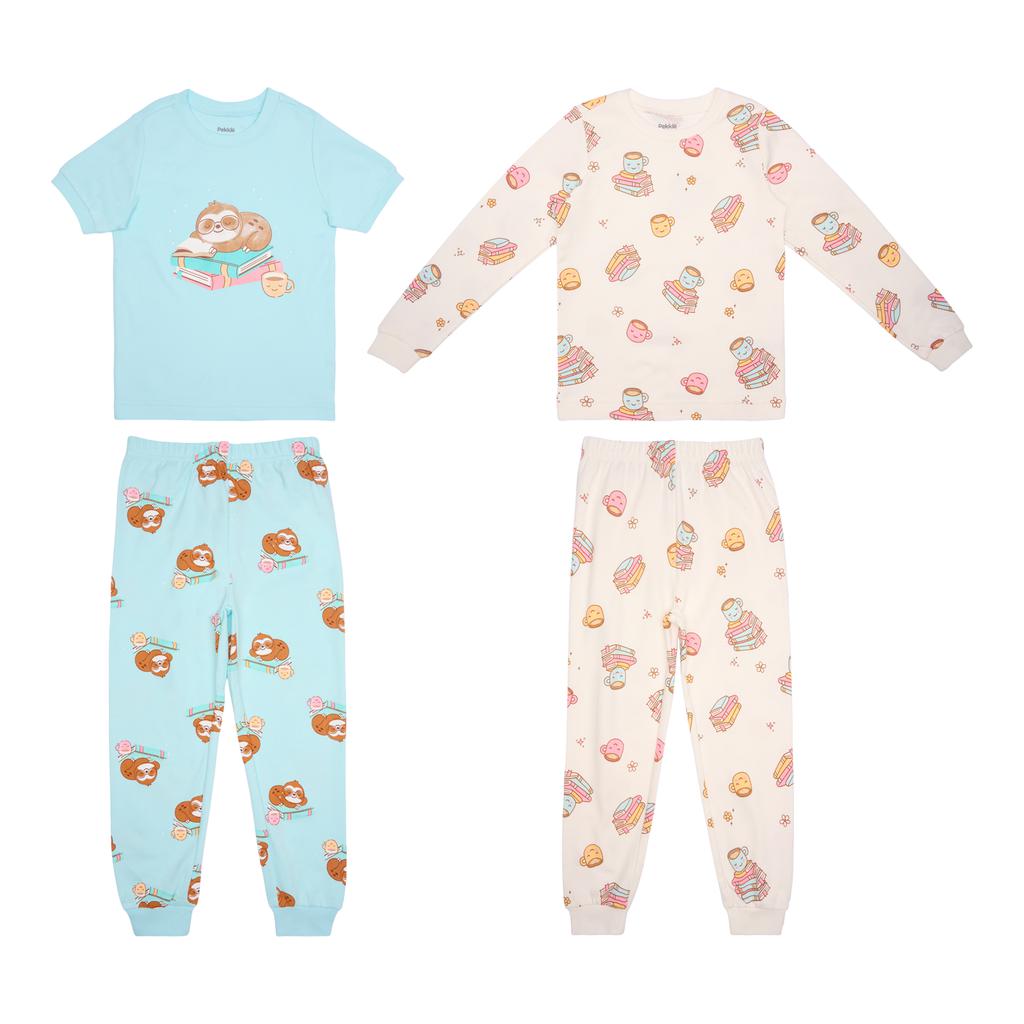 Disney Girls' Pajama Set 4 Pieces