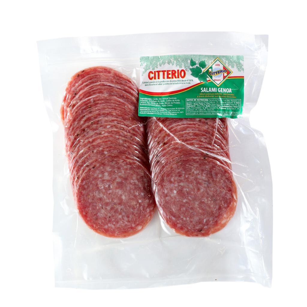 Citterio Salami Genoa Rebanado