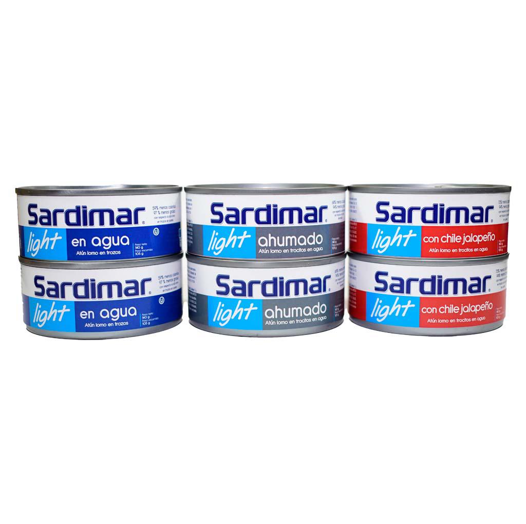 Sardimar Tuna Light 6 Units / 105 g / 3.7 oz