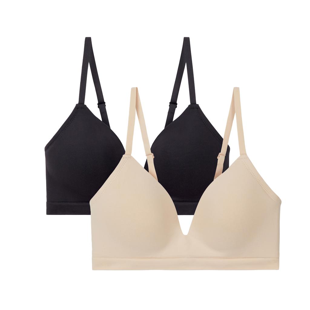 Nearly Nude Seamless Bra 2-Pack