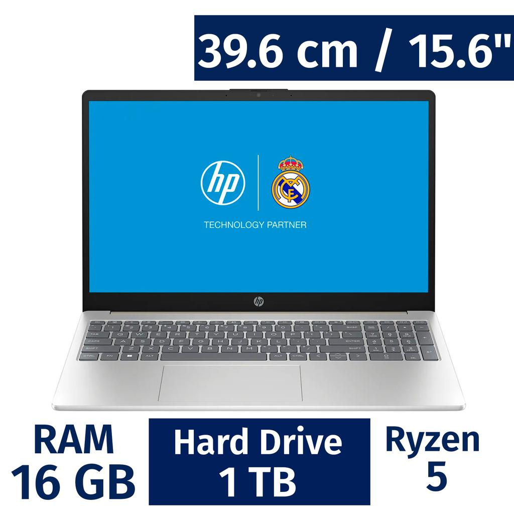 HP 39.6 cm / 15.6" Pulgadas Portátil R5 16 Gigabytes / 1 Terabyte 15-fc0258la