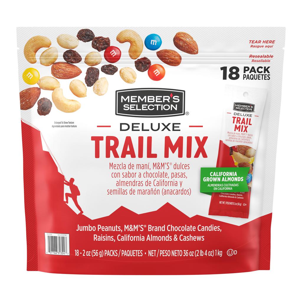 Member's Selection Deluxe Trail Mix with M&M's 18 Units / 56 g / 2 oz