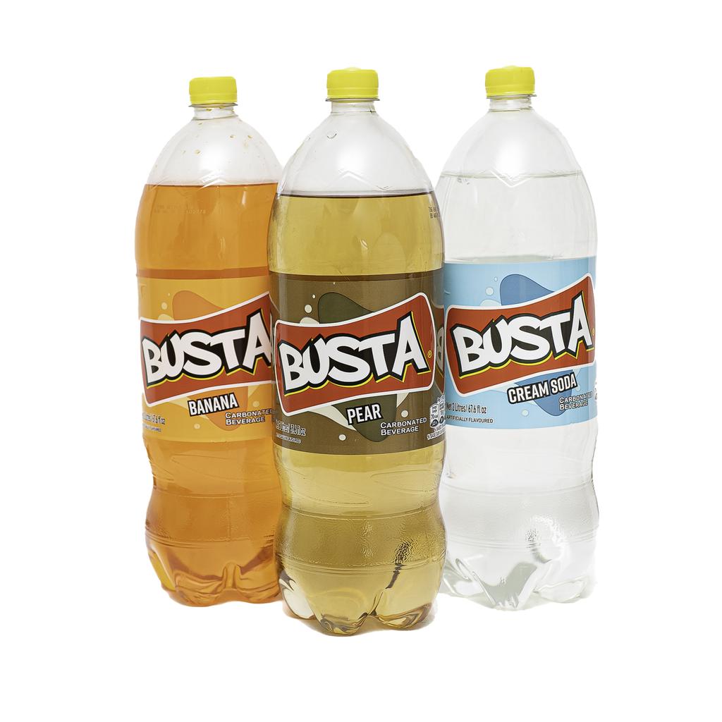Busta Carbonated Soda Assorted Flavors 6 Units /  2 L