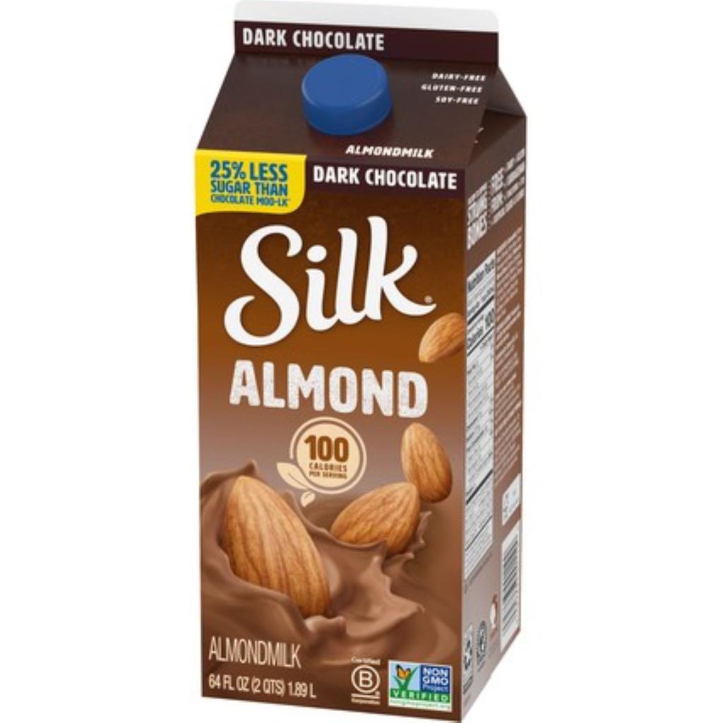 Silk Bebida de Almendra y Chocolate 1.89 L / 64 oz Sustitutos de