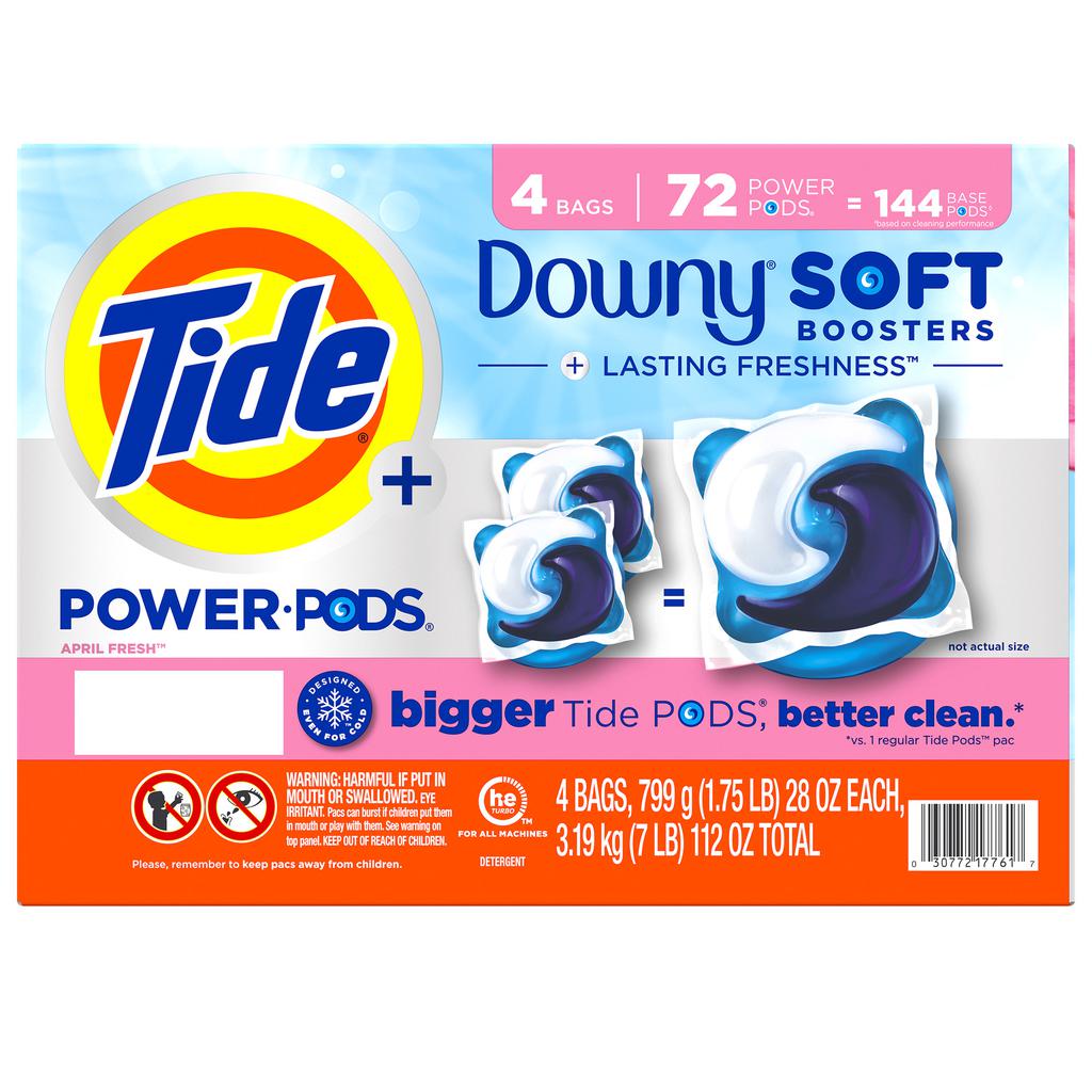 Tide Power Pods 2-in-1 Laundry Detergent with Downy 3.19 kg / 112 oz