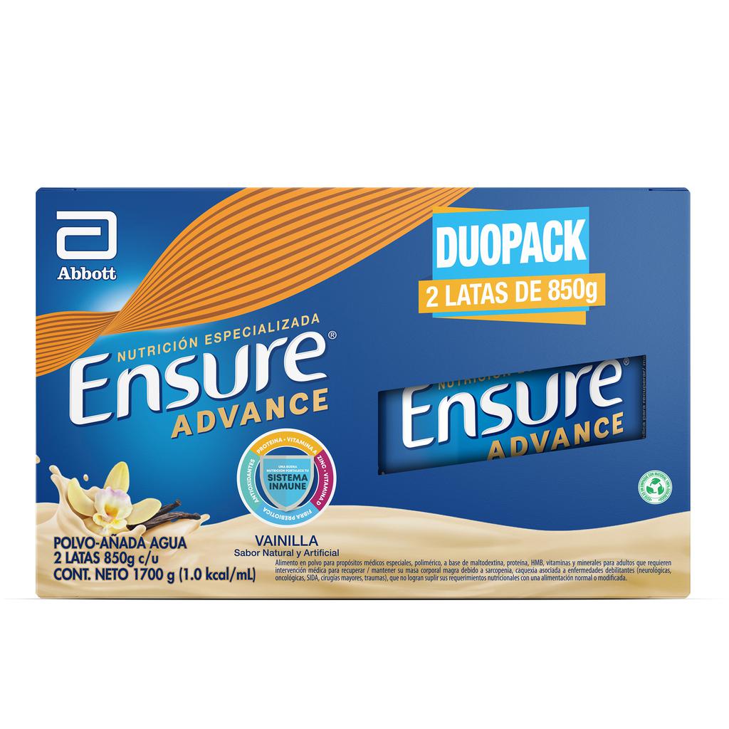 Ensure Food Supplement 2 Units / 850 g | PriceSmart | Honduras