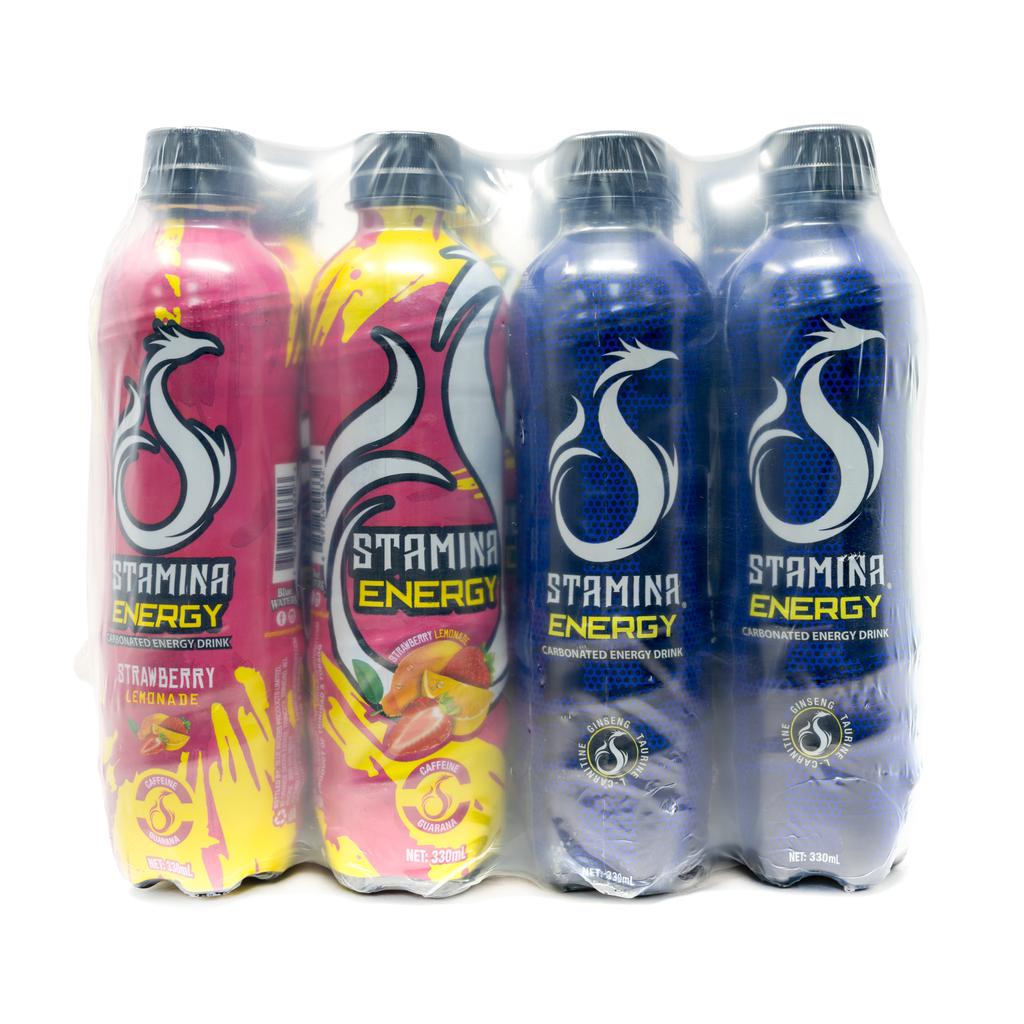 Stamina Energy Drink Assorted Flavors 12 Units
