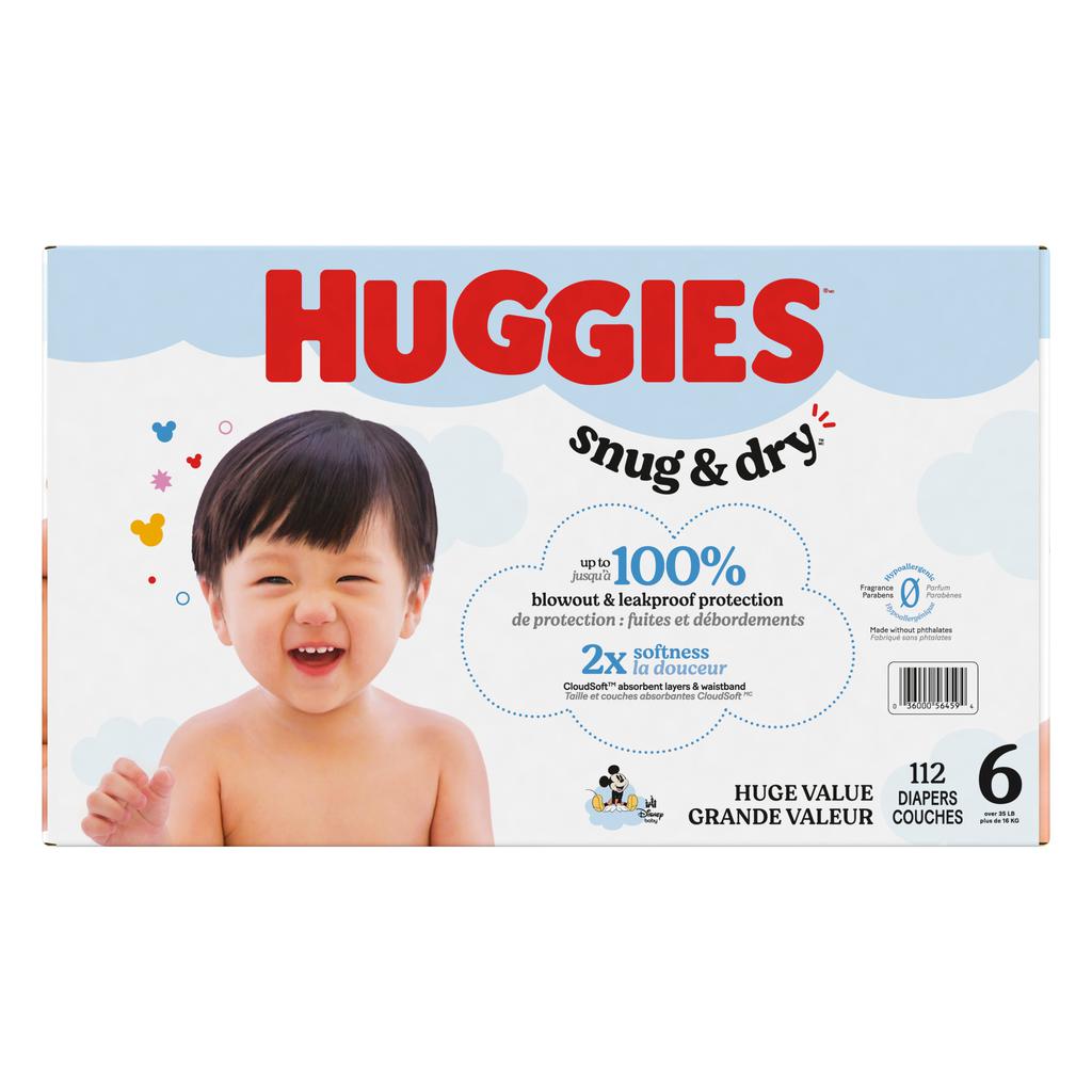 Huggies Pañales Snug & Dry Talla 6112 UND