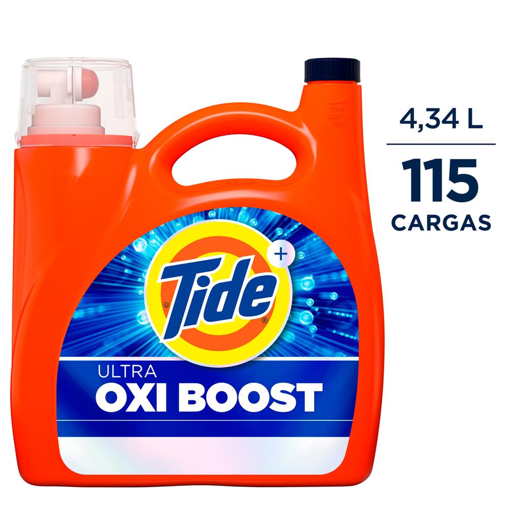 Tide Ultra Oxi Boost Liquid Laundry Detergent 4.34 L / 147 fl oz / 115 Loads