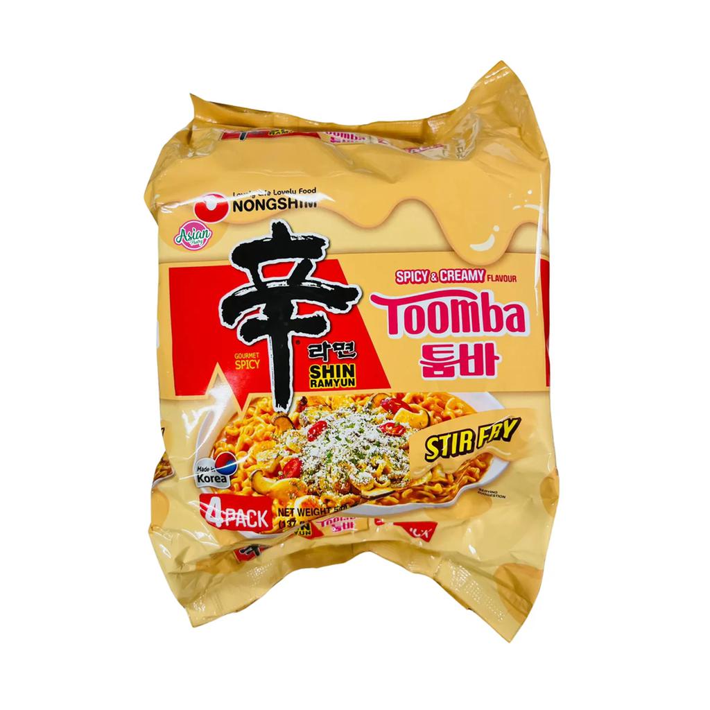 Nongshim Shin Toomba Hot And Creamy Instant Ramen 4 Units / 137 G