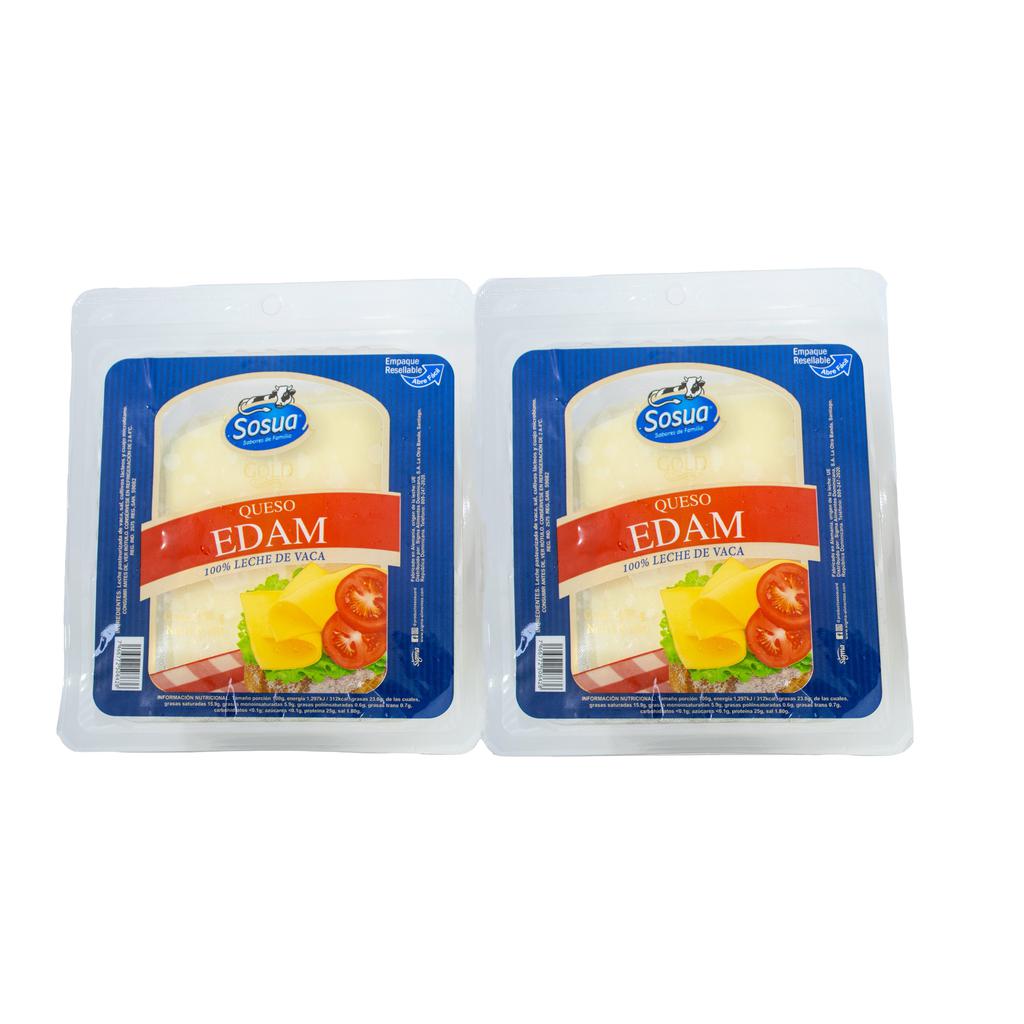 Sosua Queso Edam Rebanado 2 Unidades / 453 g / 1 lb