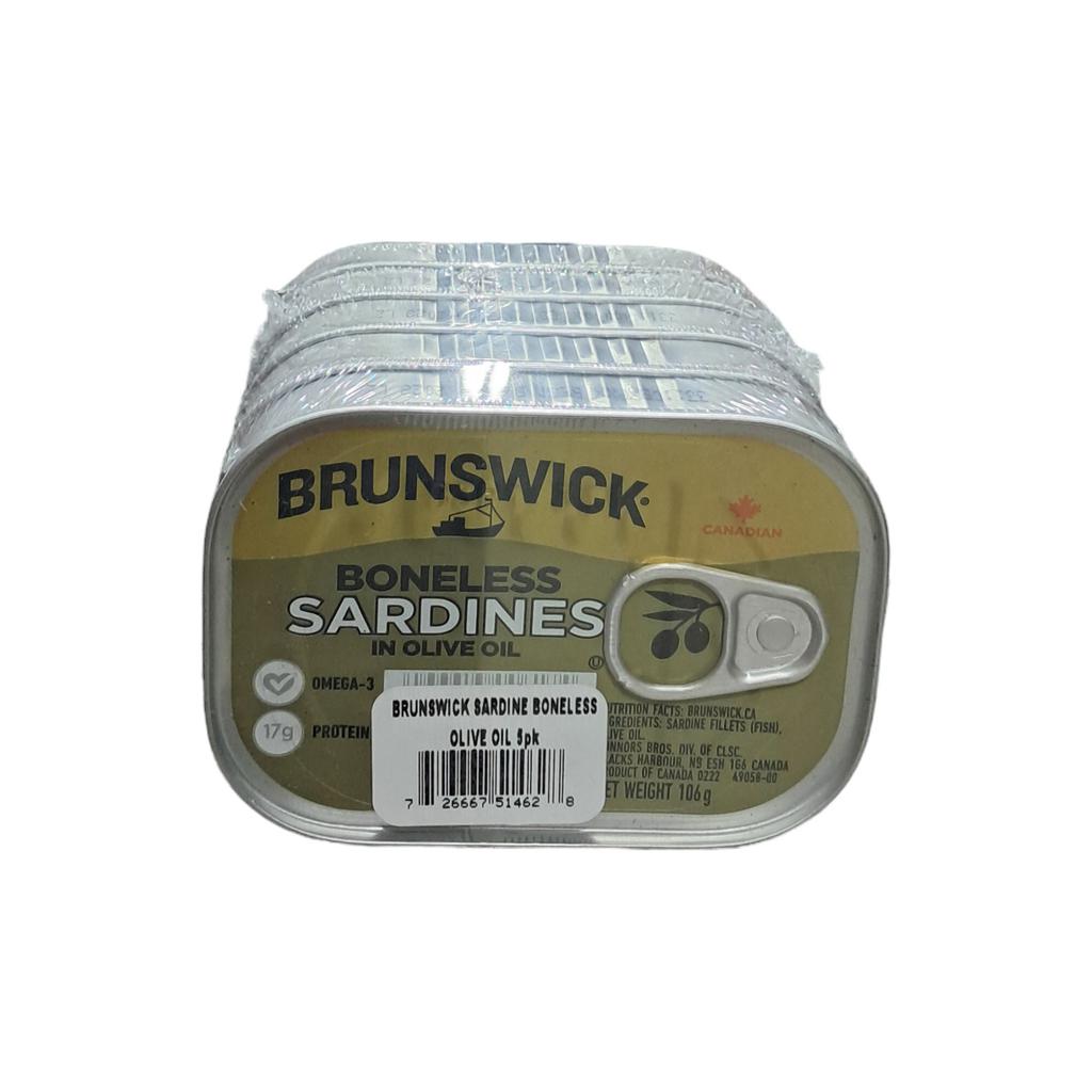 Brunswick Boneless Sardine 5 Units / 106 g / 3.7 oz