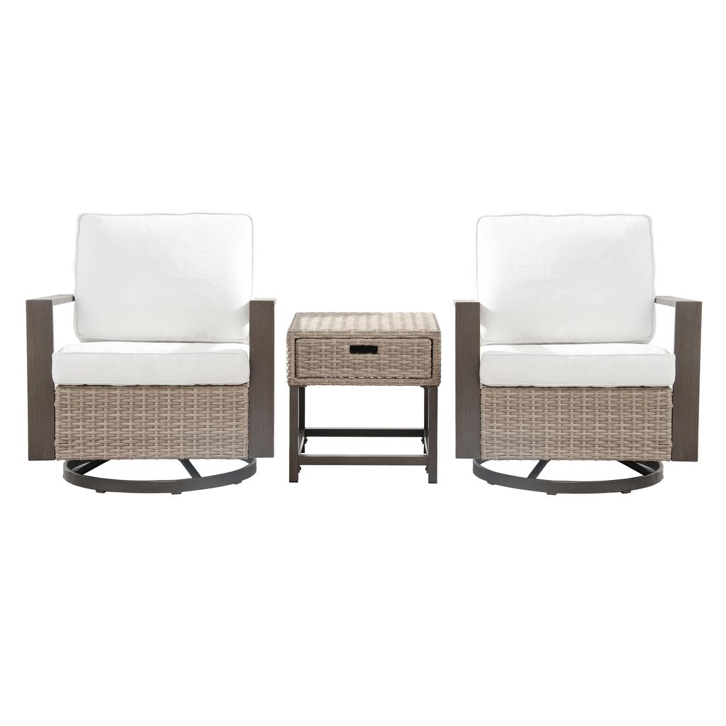 Member’s Selection 3-Piece Swivel Bistro Chair Set