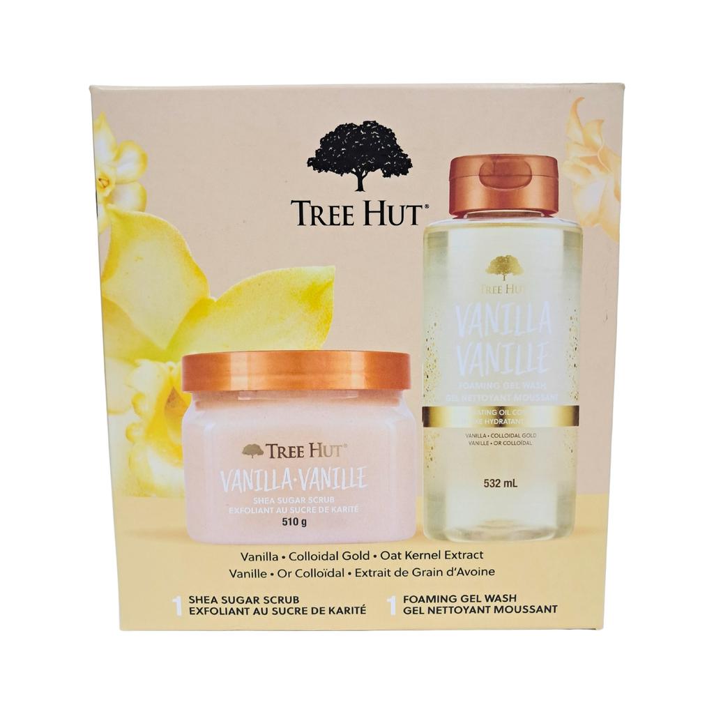 Tree Hut Sugar & Shea Scrub 510 g + Vanilla Cleanser Gel 532 mL