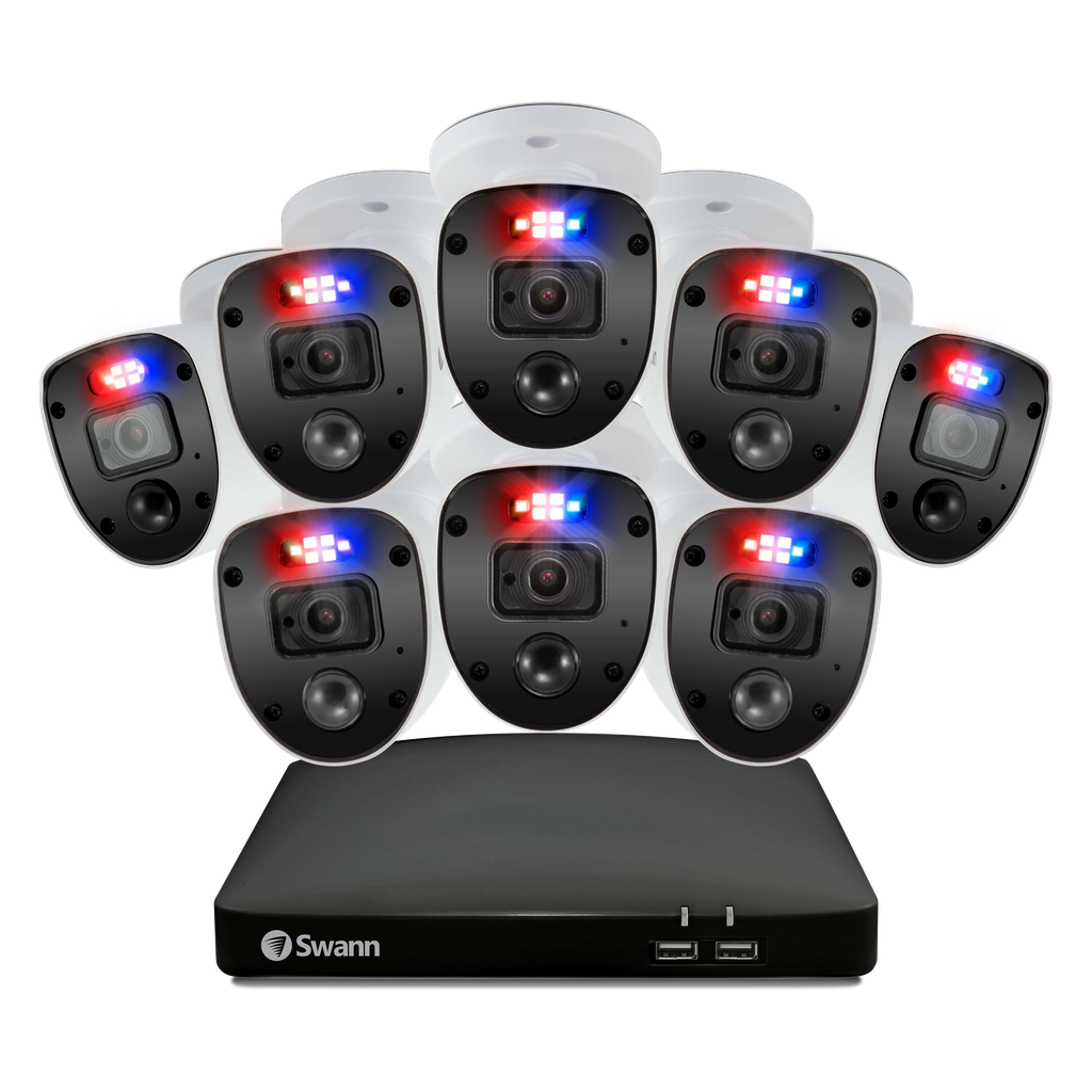 Swann HD Security System 8 Cameras 1 080 p Security Cameras