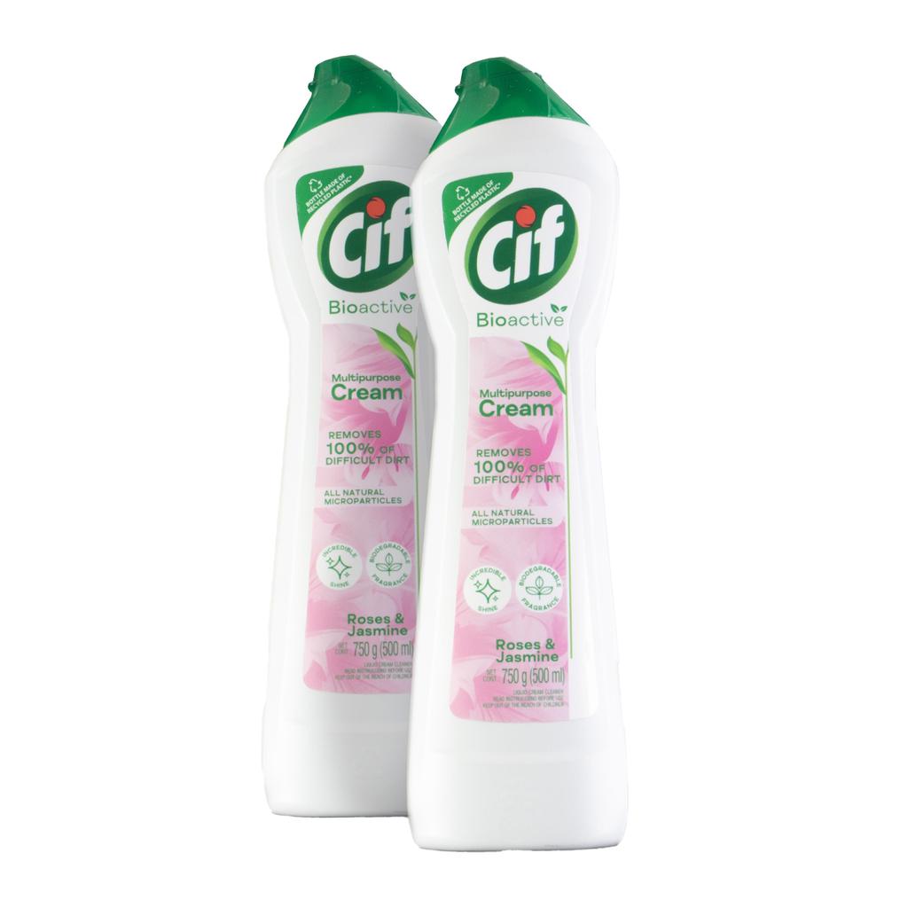 Cif Multi-Purpose Cleaner With Rose And Jasmine Scent 2 Units / 500 Ml