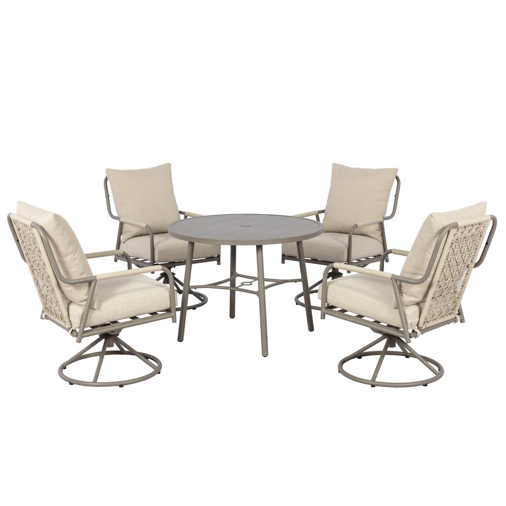 Natural Expressions Outdoor Dining Set 5 Pieces