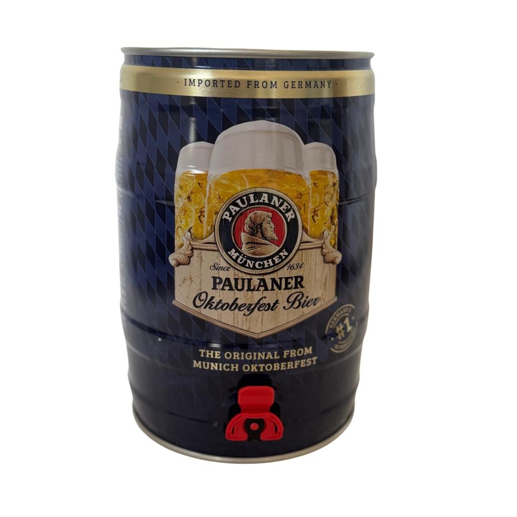 Paulaner Cerveza Alemana Oktoberfest Bier en Barril con Dispensador 5 L