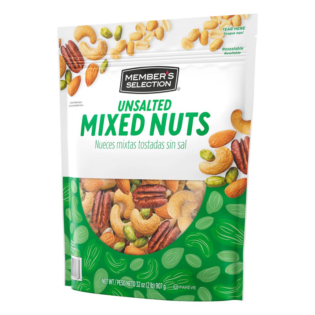 Member's Selection Unsalted Roasted Nut Mix 907 g / 32 oz Nuts
