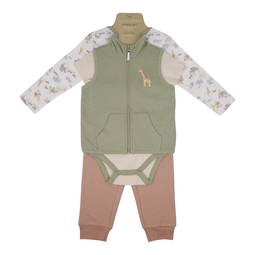 Chick Pea Boy's 4-Piece Clothing Set
