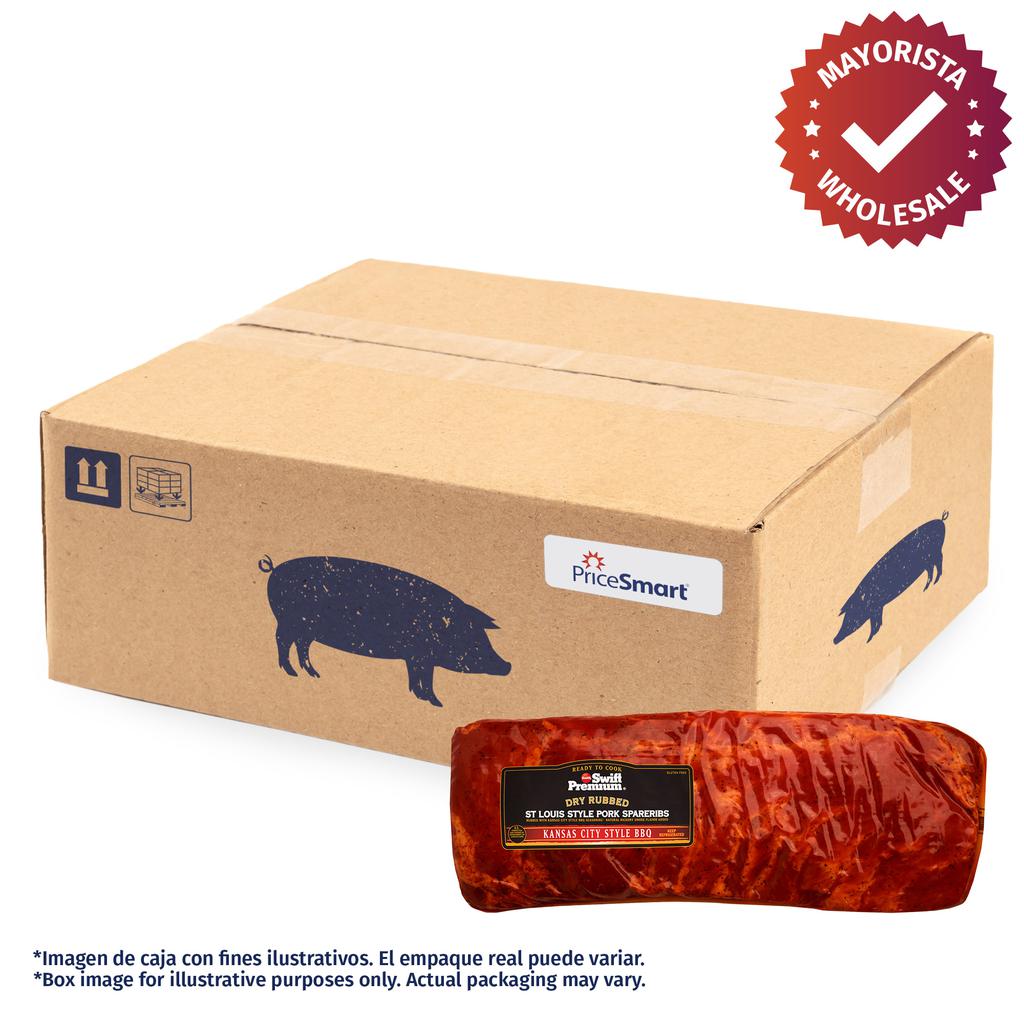 Swift Frozen Pork Ribs Kansas City Style BBQ Vacuum Packing